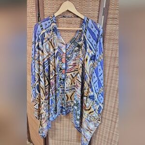 Beautiful Nina Leonard Open Front Shawl One Size